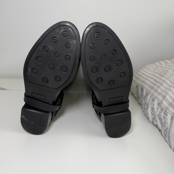 Lemon women’sJelly Black “PICKY” 2-in-1 Knee High Ankle Rain Boots Size 40 (9.5) - Picture 8 of 13